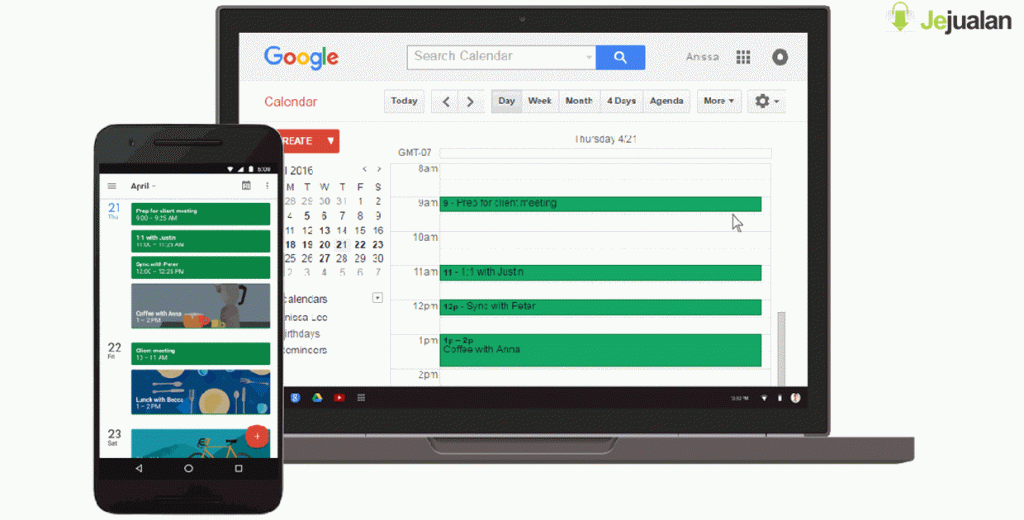 alat bisnis online google calendar