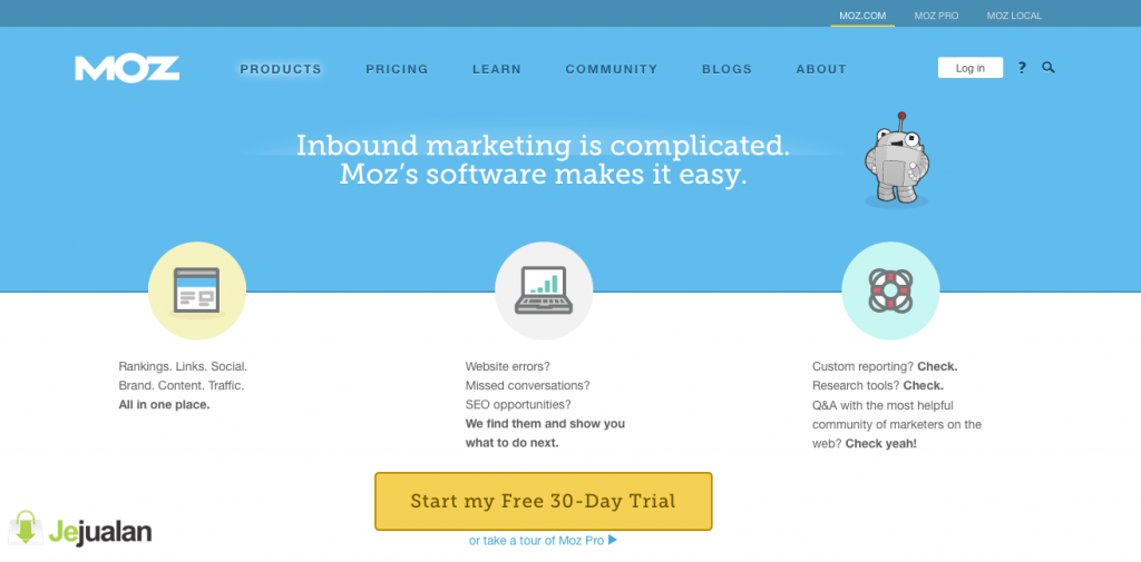 alat bisnis online moz seo