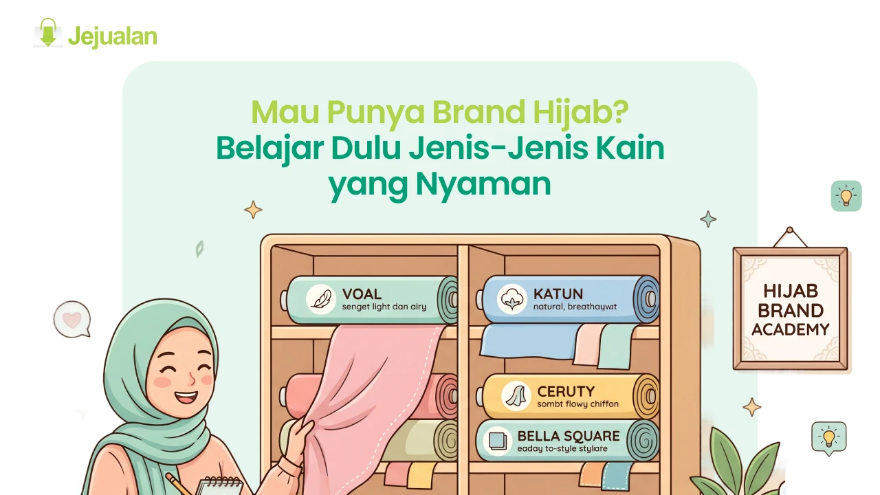 jenis kain untuk hijab