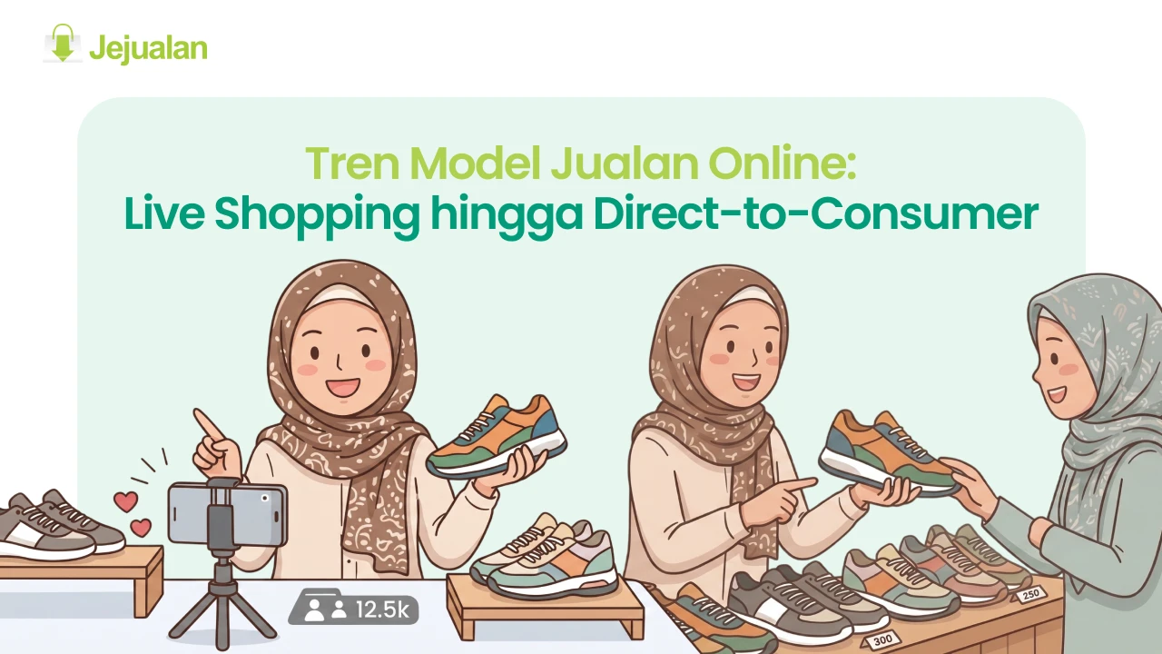model jualan online